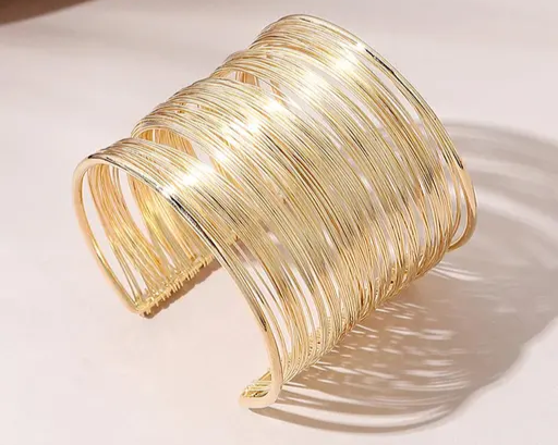 Gold Statement Cuff Bracelet