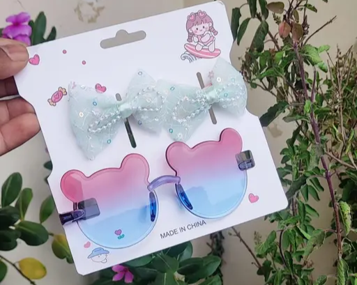 Girls Gift Set - Baby Sunglasses with Hair Clip